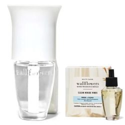 Difusor Eléctrico, Bath & Body Works, Wallflowers Sencillo Blanco con 2 Refill