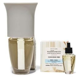 Difusor Eléctrico, Bath & Body Works, Wallflowers Sencillo Gris con 2 Refill