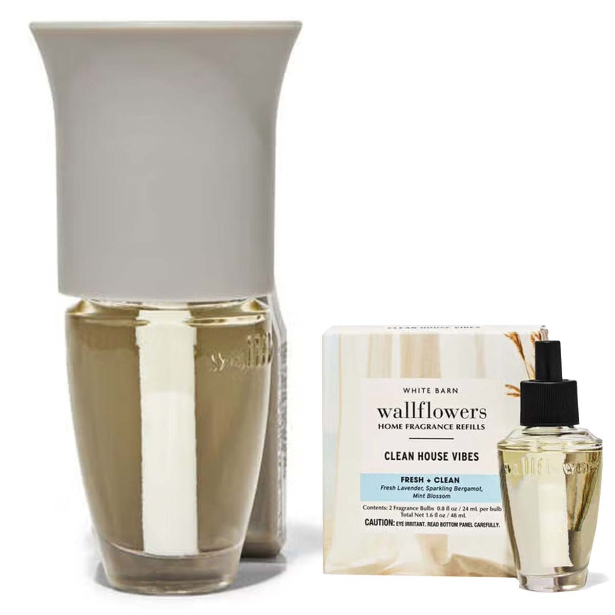 Difusor Eléctrico, Bath & Body Works, Wallflowers Sencillo Gris con 2 Refill
