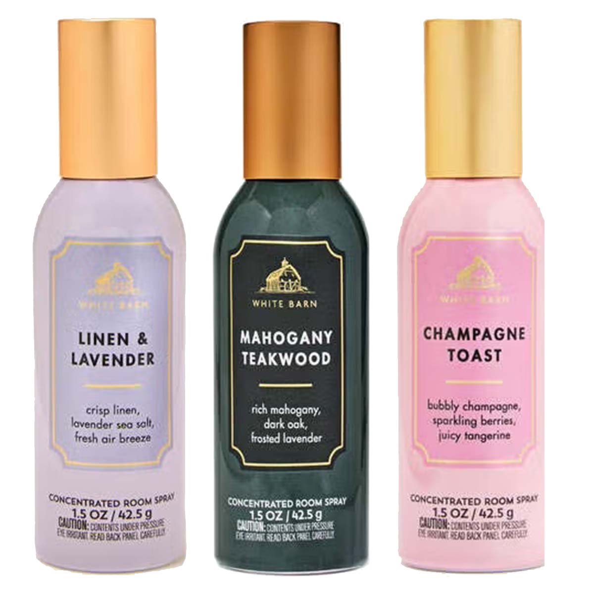 3 Aromatizante de Habitación, Bath & Body Works, Room Spray Premium 305