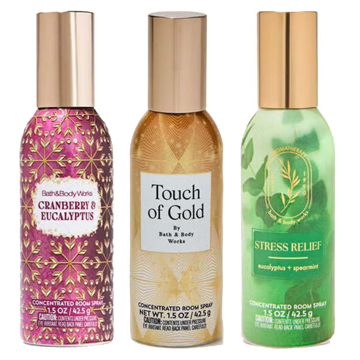 3 Aromatizante de Habitación, Bath & Body Works, Room Spray Premium 306