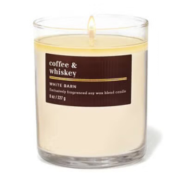 Vela 227gr de 1 Pabilo, Bath & Body Works, Coffee & Whiskey