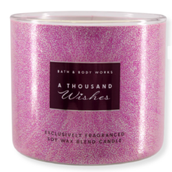 Vela Grande de 3 Pabilos, Bath & Body Works, A Thousand Wishes