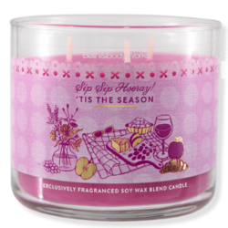 Vela Grande de 3 Pabilos, Bath & Body Works, 'Tis The Season