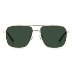 Alternative view of Polaroid, Lentes de Sol, Redondo, Uni, 4128/S/X Gold / Green