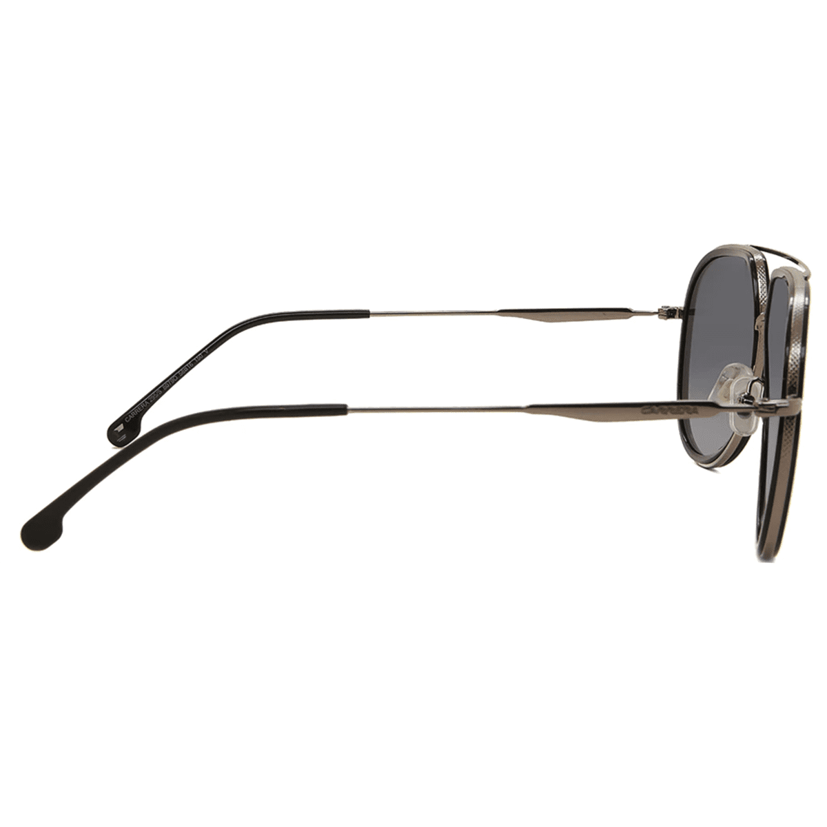 Carrera, Lentes de Sol, Redondos, Unisex, 295/S Black / Dark Grey - Imagen 5
