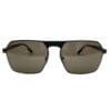 Ermenegildo Zegna, Lentes de Sol, Rectangulares, Unisex, 0210 Gunmetal / Roviex - Imagen 2