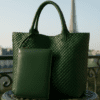 Bolso Tejido de alta costura Francesa, Bolso de Hombro, Joia 001-020 - Imagen 2