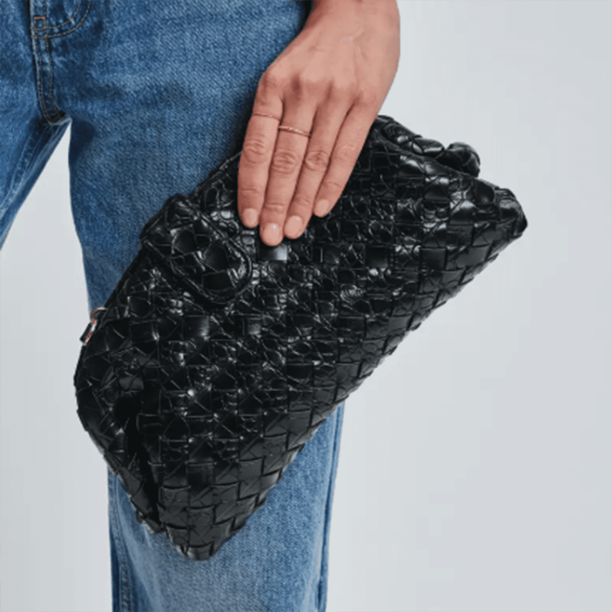Bolso Tejido de alta costura Francesa, Bolso de Hombro GiGi, Joia 001-004 - Imagen 6