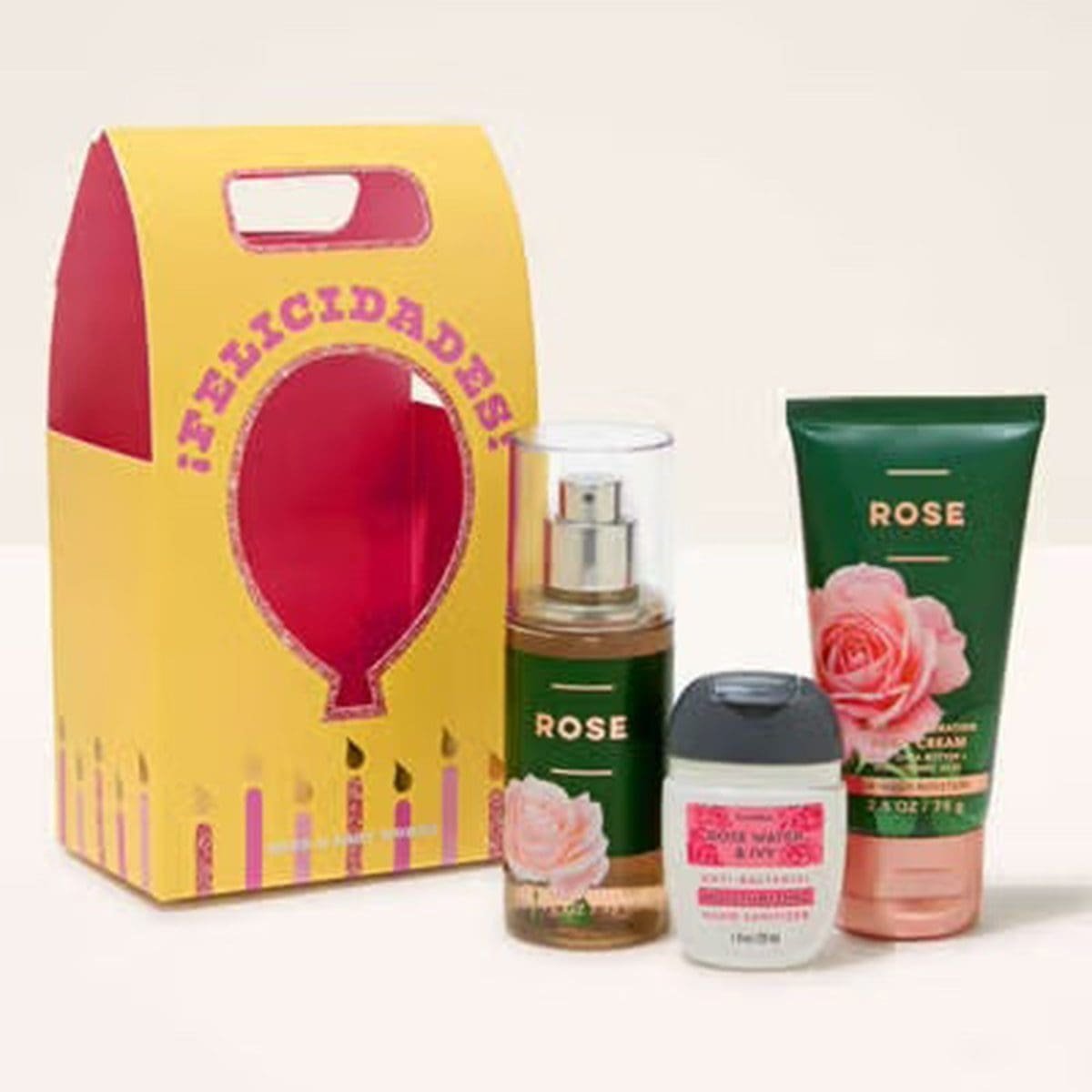 Set de Regalo, Bath & Body Works, 3 Piezas, Rose