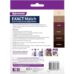 Alternative view of Marcadores de reparación de muebles y pisos de madera 6 piezas