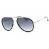 Carrera, Lentes de Sol, Redondos, Unisex, 295/S Black / Dark Grey