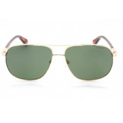 Alternative view of Polaroid, Lentes de Sol, Redondo, Uni, 2074/S/X Gold / Green