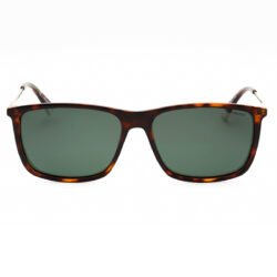 Alternative view of Polaroid, Lentes de Sol, Redondo, Uni, 4130/S/X Havana / Green