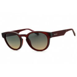 Timberland, Lentes de Sol, Redondo, Unisex, TB00026 Matte Red / Green
