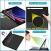 Funda Teclado Para Samsung Galaxy Tab S9 Fe /tab S9 - Imagen 4