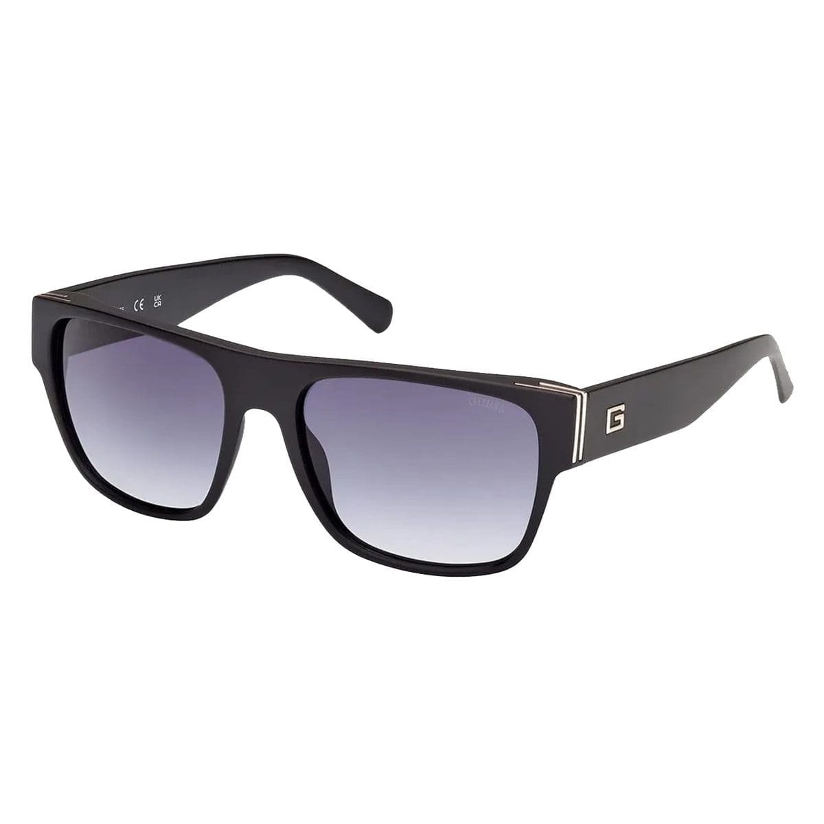 Guess, Lentes de Sol, Uni, Round, GU00277 Matte Black / Gradient Blue