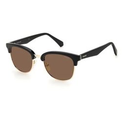 Polaroid, Lentes de Sol, Redondo, Uni, 2114/S/X Black / Bronze Polarized