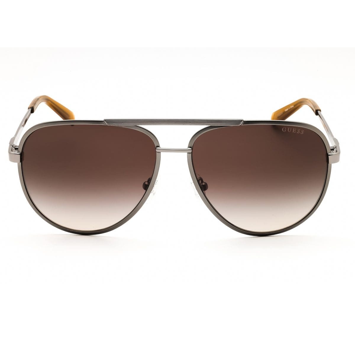 Guess, Lentes de Sol, Uni, Aviator, GU00209 Matte Gunmetal / Brown - Imagen 2