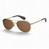 Polaroid, Lentes de Sol, Redondo, Uni, 6070/S/X Gold / Bronze Polarized
