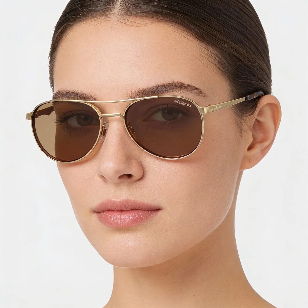 Polaroid, Lentes de Sol, Redondo, Uni, 6070/S/X Gold / Bronze Polarized - Imagen 5
