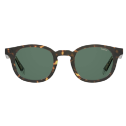 Alternative view of Polaroid, Lentes de Sol, Redondo, Uni, 2103/S/X Havana Cristal / Green Polarized