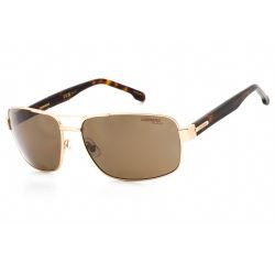 Carrera, Lentes de Sol, Rectangulares, Unisex, 8063/S Gold / Bronze