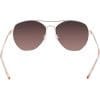 Calvin Klein, Lentes de Sol, Aviador, Mujer, CK20121S Rose Gold / Brown Blush - Imagen 3