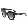 Gucci, Lentes de Sol, Cat Eye, Mujer, GG0208S Black / Grey Gradient - Imagen 3