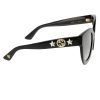Gucci, Lentes de Sol, Cat Eye, Mujer, GG0208S Black / Grey Gradient - Imagen 6