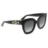 Gucci, Lentes de Sol, Cat Eye, Mujer, GG0208S Black / Grey Gradient - Imagen 8