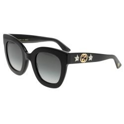 Gucci, Lentes de Sol, Cat Eye, Mujer, GG0208S Black / Grey Gradient