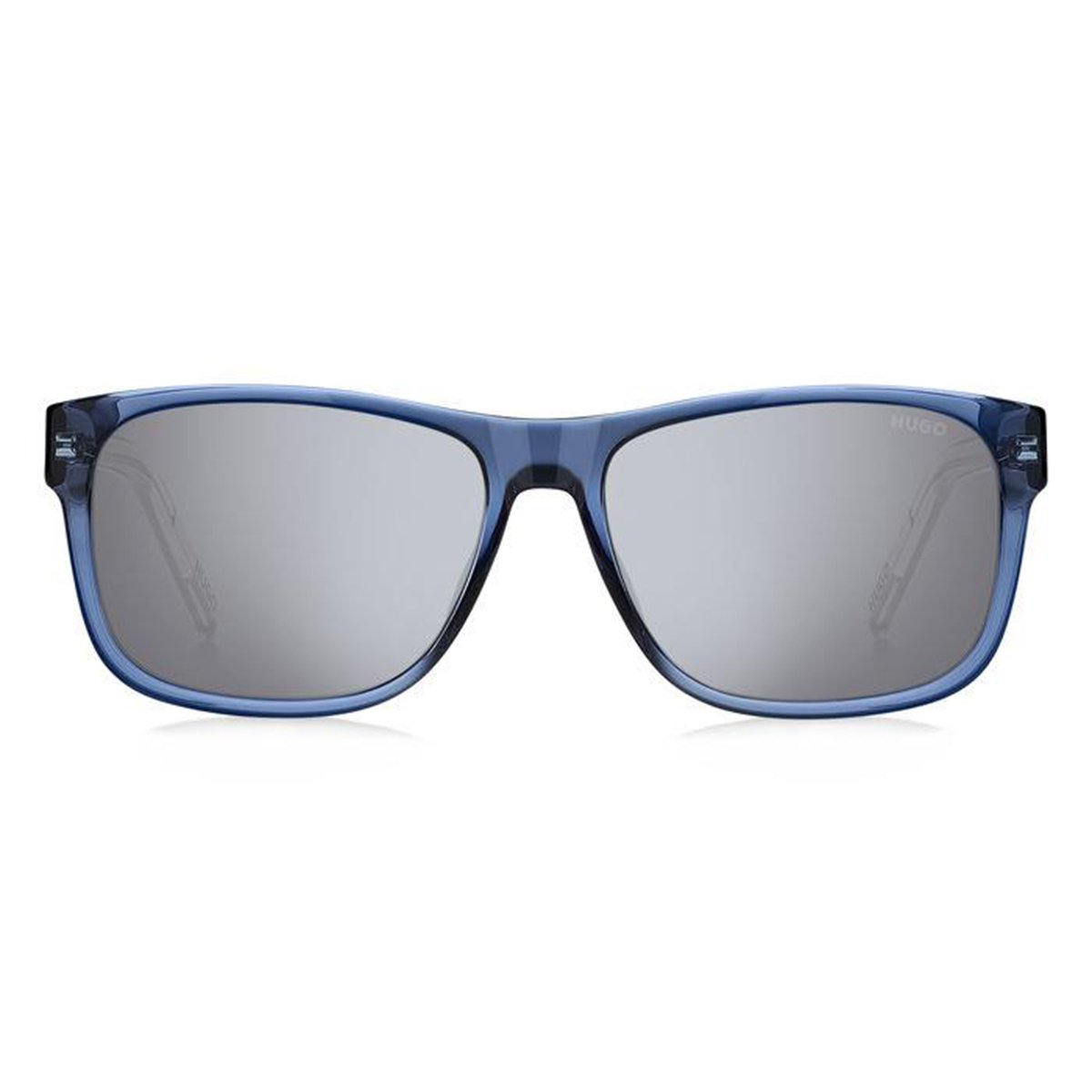 Hugo, Lentes de Sol, Rectangular, Hombre, HG 1260/S Blue Grey / Silver - Imagen 2
