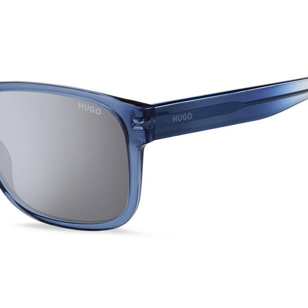 Hugo, Lentes de Sol, Rectangular, Hombre, HG 1260/S Blue Grey / Silver - Imagen 3