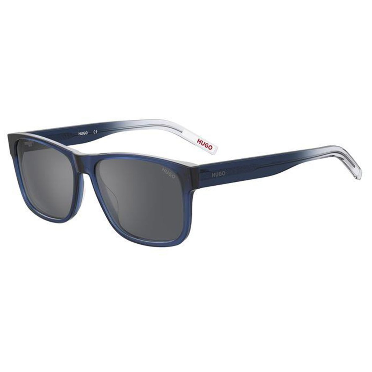 Hugo, Lentes de Sol, Rectangular, Hombre, HG 1260/S Blue Grey / Silver
