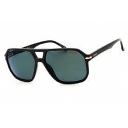 Carrera, Lentes de Sol, Rectangular, Unisex, 302/S/US Black Gold / GNSP