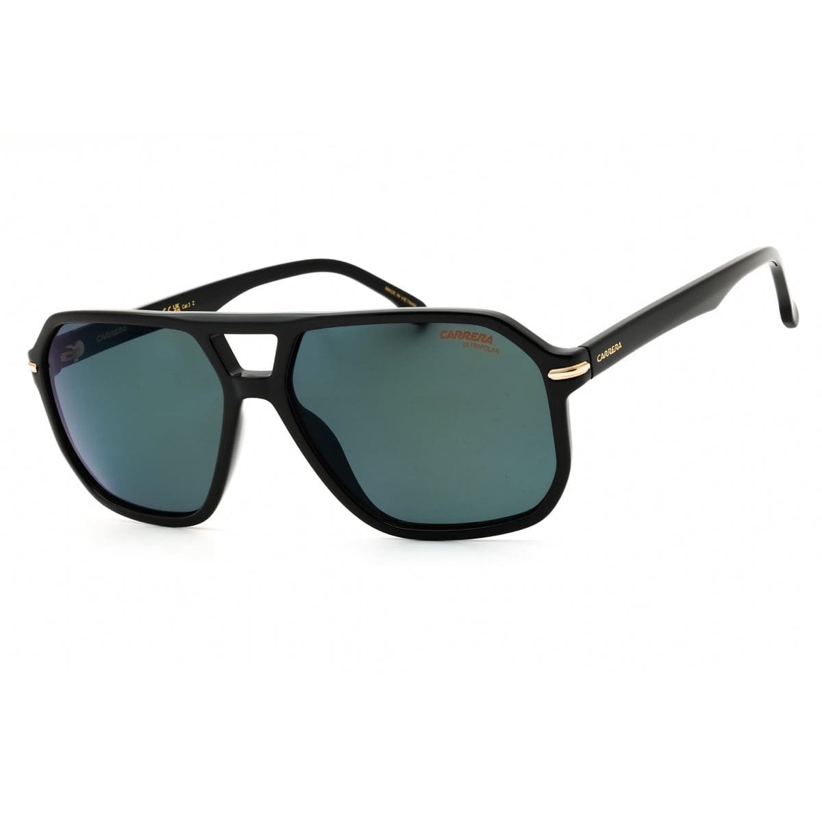 Carrera, Lentes de Sol, Rectangular, Unisex, 302/S/US Black Gold / GNSP