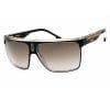 Carrera, Lentes de Sol, Rectangular, Unisex, 22/N Black Gold B / Brown