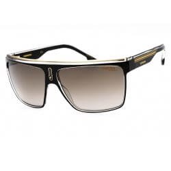 Carrera, Lentes de Sol, Rectangular, Unisex, 22/N Black Gold B / Brown