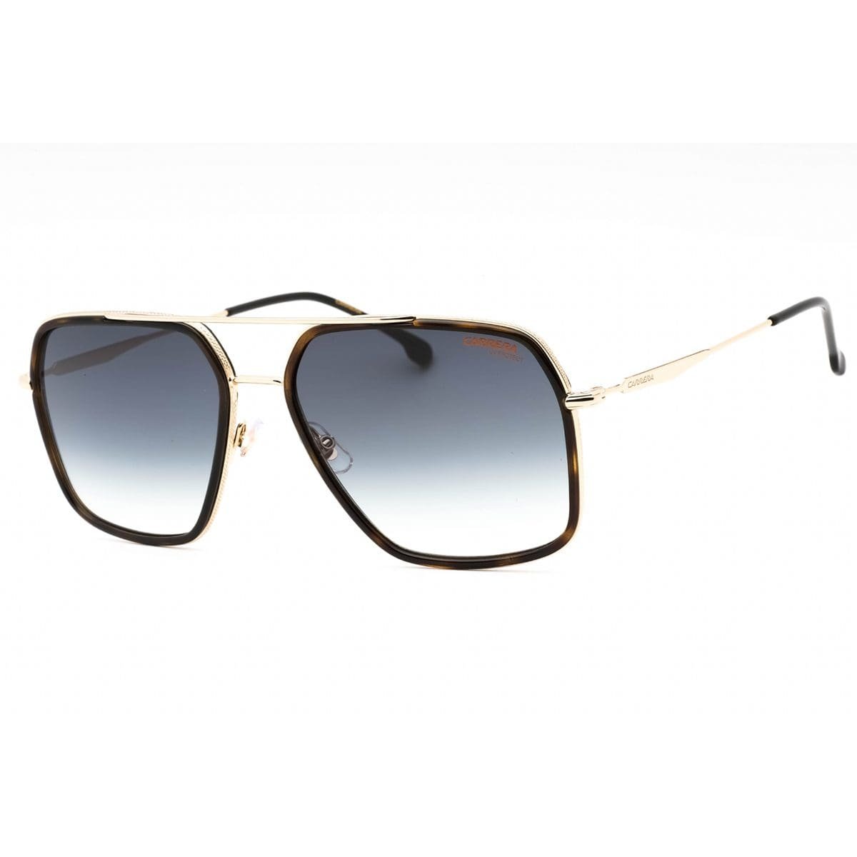 Carrera, Lentes de Sol, Rectangular, Unisex, 273/s Havana Gold / Green Shaded