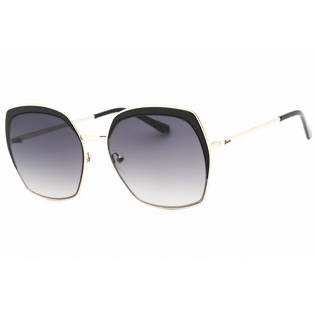 Guess Factory, Lentes de Sol, Oversized, Mujer, GF0410 Gold / Gradient Smoke