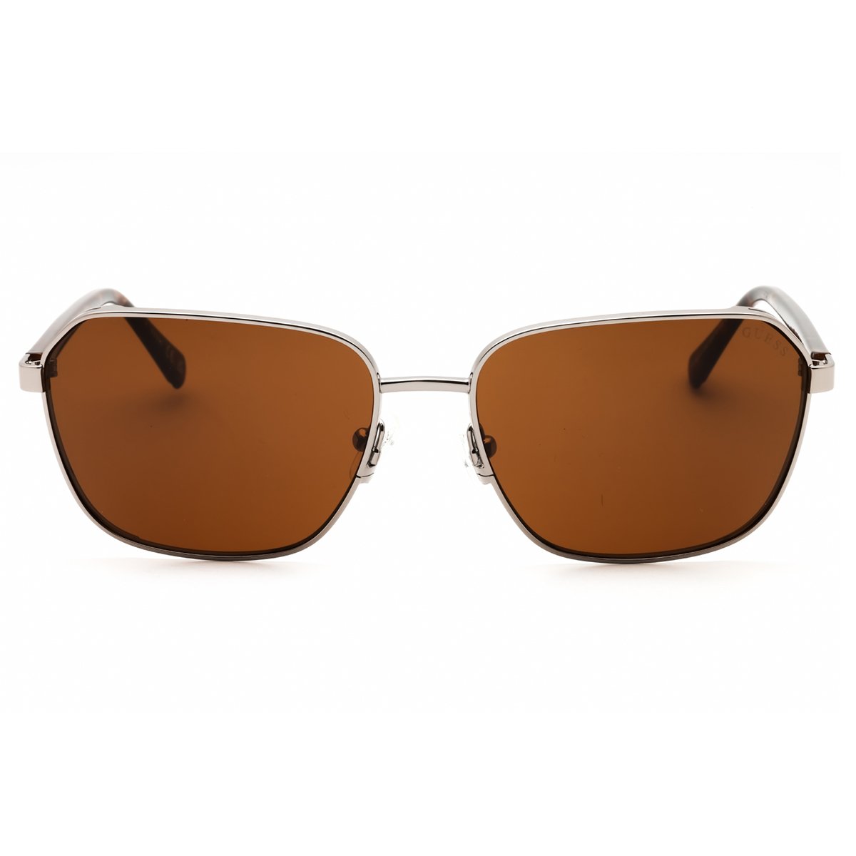 Guess, Lentes de Sol, Uni, Rectangular, GU00117 Shiny Gunmetal / Brown - Imagen 2