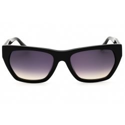 Alternative view of Guess, Lentes de Sol, Mujer, Rectangular, GU00203-H Shiny Black / Gradient Smoke