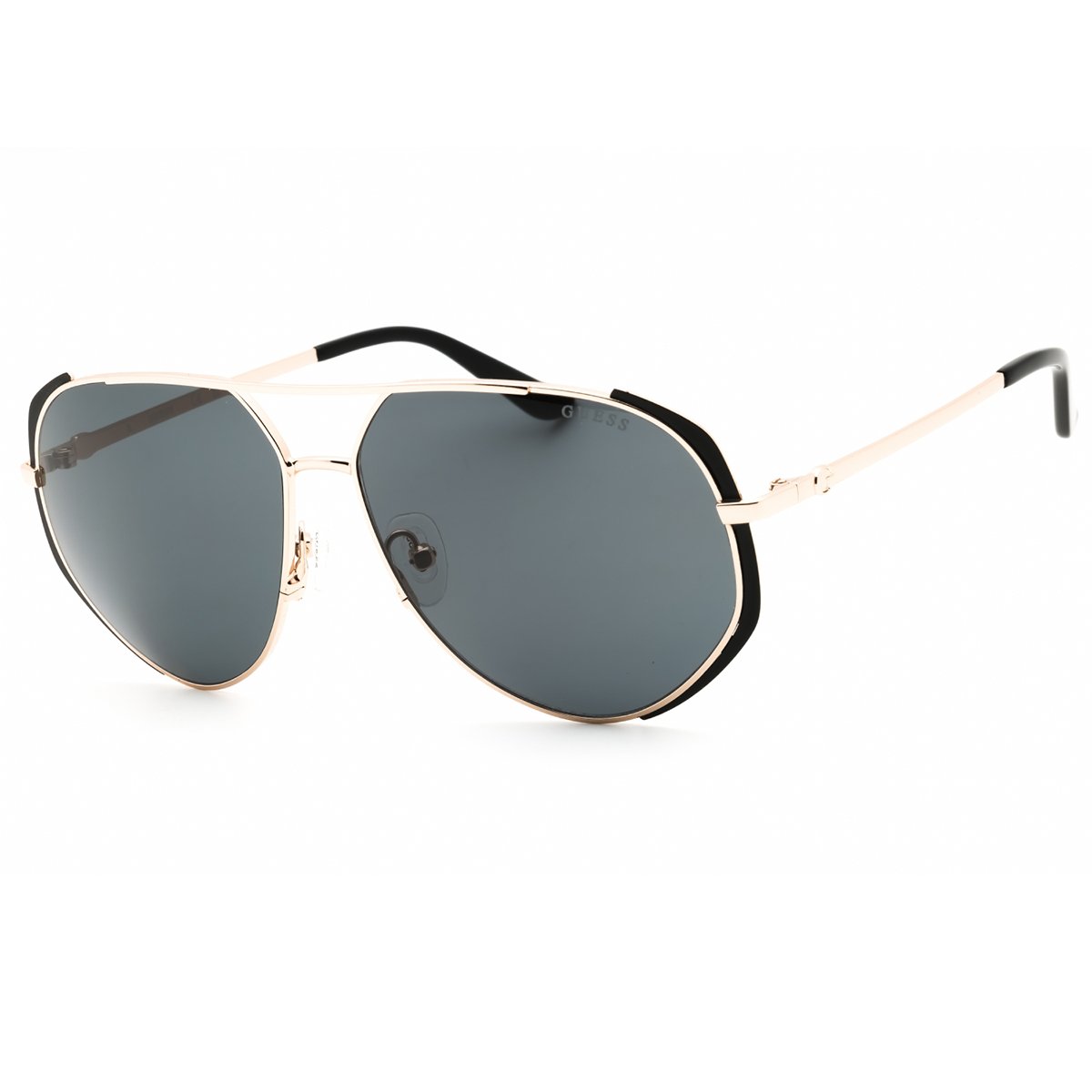Guess, Lentes de Sol, Uni, Aviador, GU00219 Matte Black / Smoke