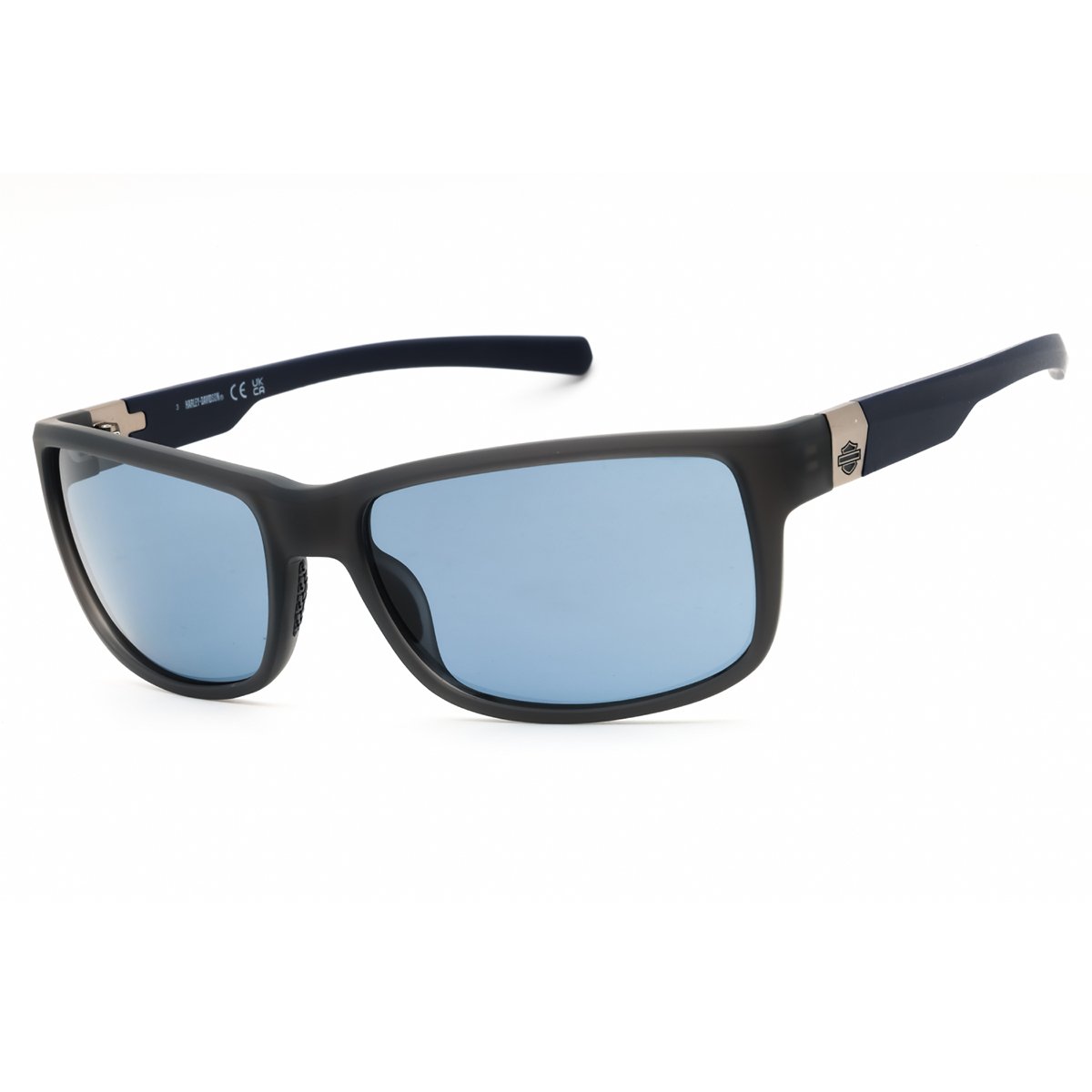Harley Davidson, Lentes de Sol, Rectangular, Hombre, HD00022 Grey / Blue