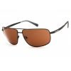 Harley Davidson, Lentes de Sol, Rectangular, Hombre, HD00025 Matte Gunmetal / Solid Dark Brown