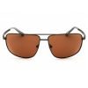 Harley Davidson, Lentes de Sol, Rectangular, Hombre, HD00025 Matte Gunmetal / Solid Dark Brown - Imagen 2