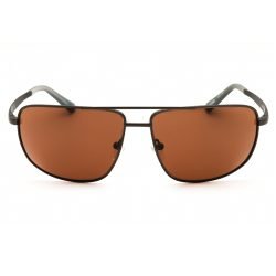 Alternative view of Harley Davidson, Lentes de Sol, Rectangular, Hombre, HD00025 Matte Gunmetal / Solid Dark Brown