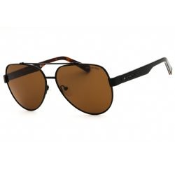 Kenneth Cole NY, Lentes de Sol, Aviador, Uni, KC00034 Shiny Black / Brown
