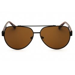 Alternative view of Kenneth Cole NY, Lentes de Sol, Aviador, Uni, KC00034 Shiny Black / Brown